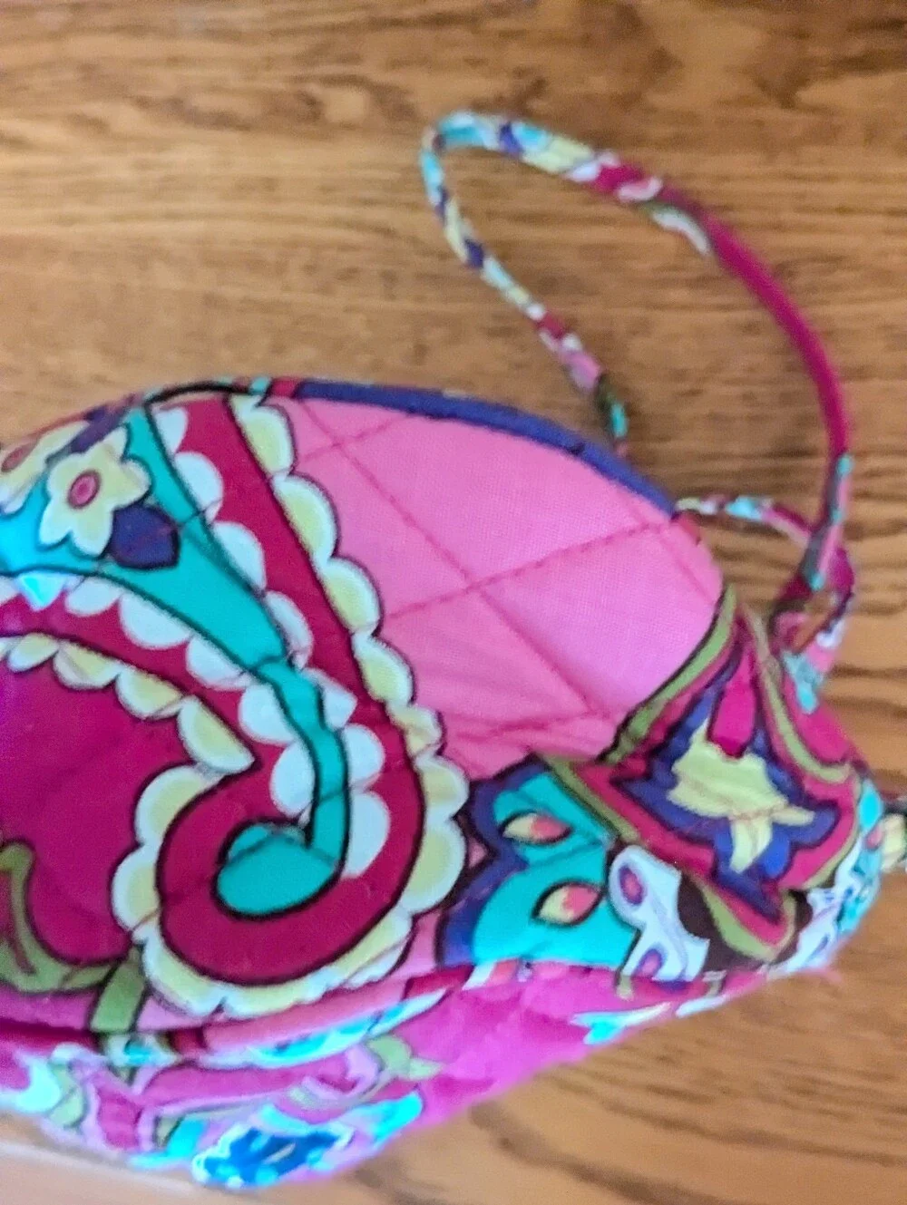 NWT Vera Bradley Pink Swirls Mini Crossbody Bag